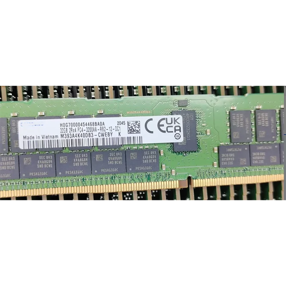 32G For Samsung Server RAM DDR4 RDIMM 3200 32GB M393A4K40DB3-CWEBY M393A4K40CB2-CTD7Y