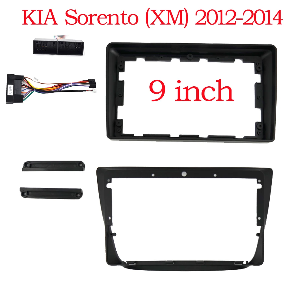 

Панель для автомобильного радиоприемника, для KIA sorenta, 2013, 9 дюймов, стерео, для DVD-плеера, с объемной отделкой