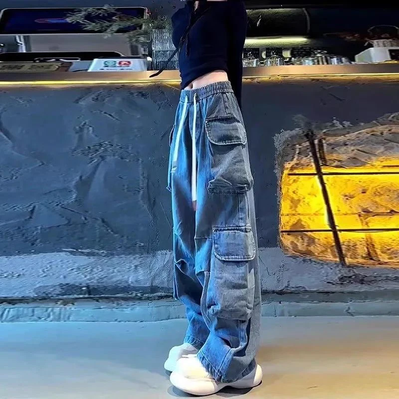 السراويل البضائع النسائية طويلة الخريف النايلون واسعة أرجل المتعثرة منقوشة Highstreet النمط البريطاني اصطف الكلاسيكية مناسبة أنيقة فريدة من نوعها