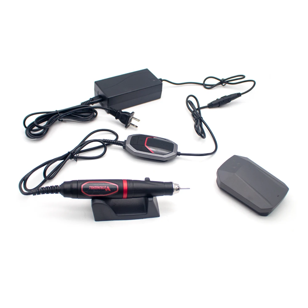 Wireless Foot Pedal Electric Jade & Stone Carving Engraver Grinding Tool - Portable Brushless Engraving Pen WS959