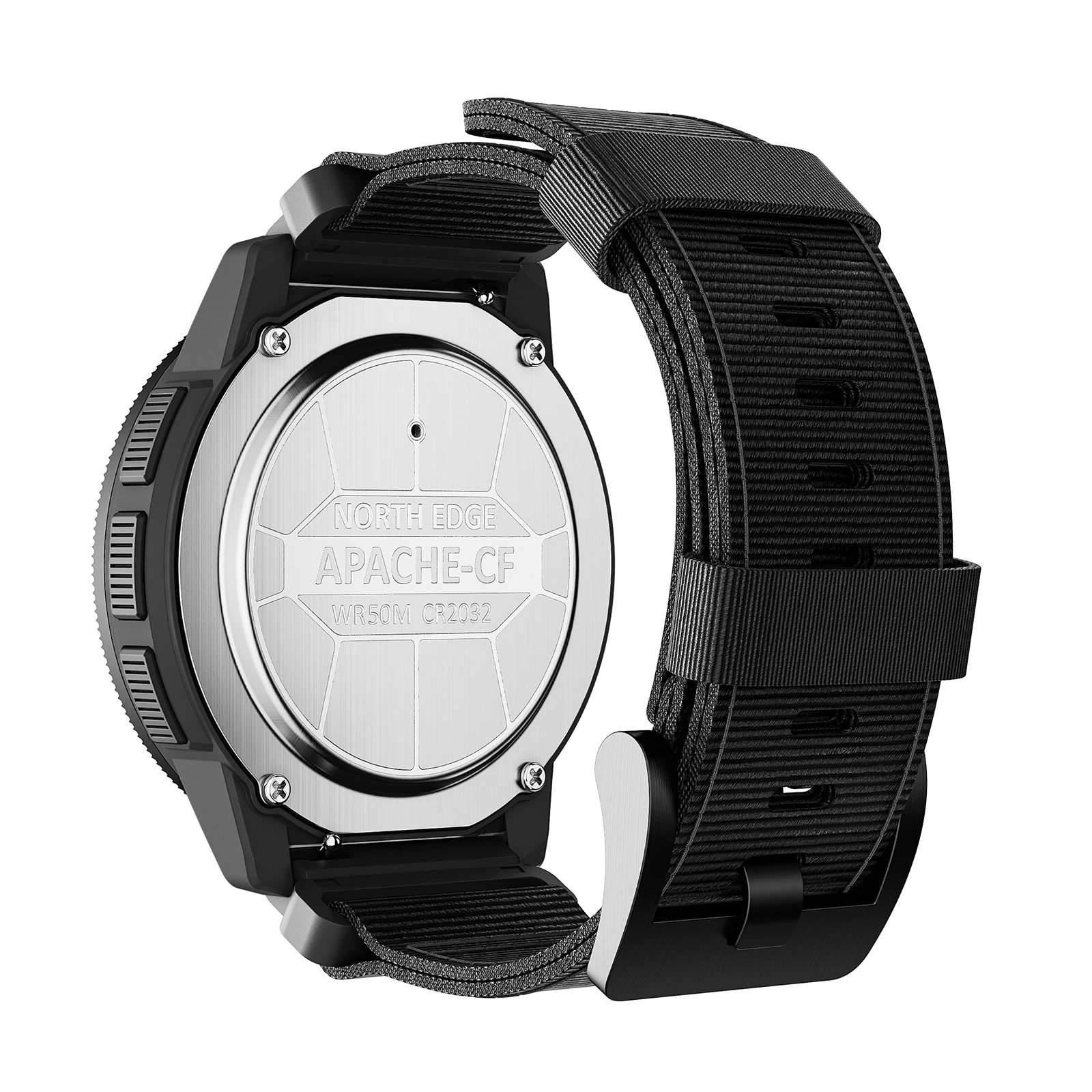 NORTH EDGE APACHE-CF Men Digital Watch Outdoor Sports 50M Waterproof Running Swimming Altimeter Barometer Compass Watch For Men
