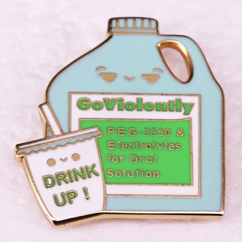 Golyely بعنف المينا دبوس ، ممرضة التمريض ، الصيدلي الطالب ، مضحك الفكاهة بروش ، التنظير جي ، اكسسوارات المجوهرات الطبية #1