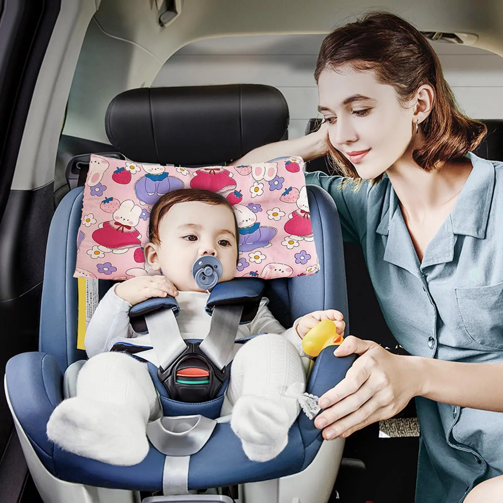 Toddler Pillows Pillow For Toddler With Cartoon Pattern Cute Decorative Soft Washable Cushion For Chair Floor Couch Dorm Car