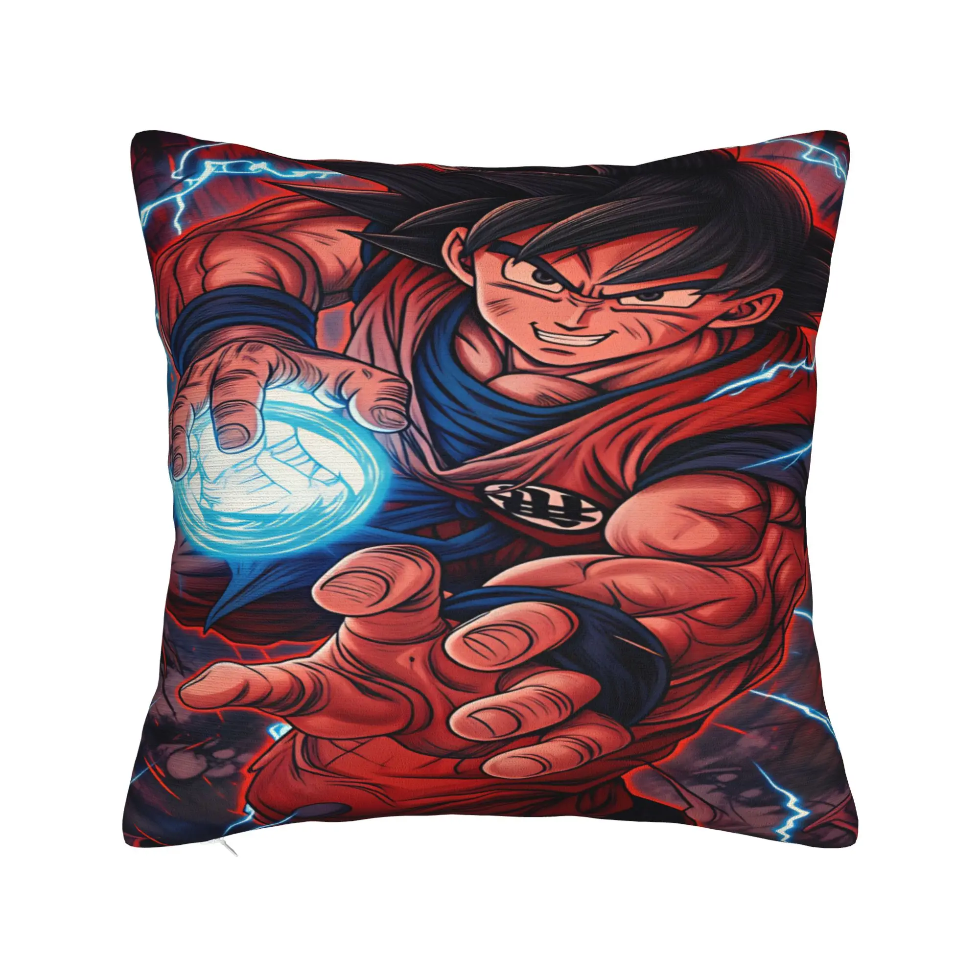 Son Goku Pillow Cover Dragons Balls Vintage Pillow Case For Sofa Home Decoration Graphic Pillowcases Gift