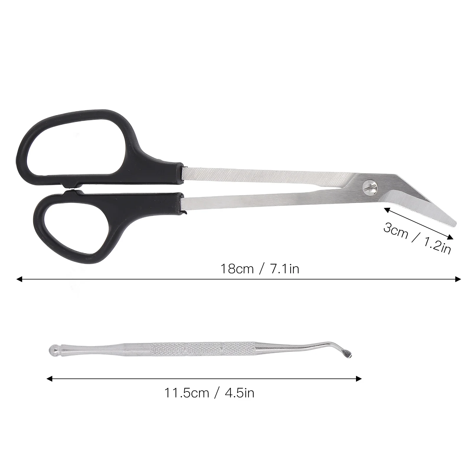 Toenail Clippers Toenail Scissors Long Handled Ergonomic Unique Design Toenail Clippers with Nail Picker for Adults The Elderly