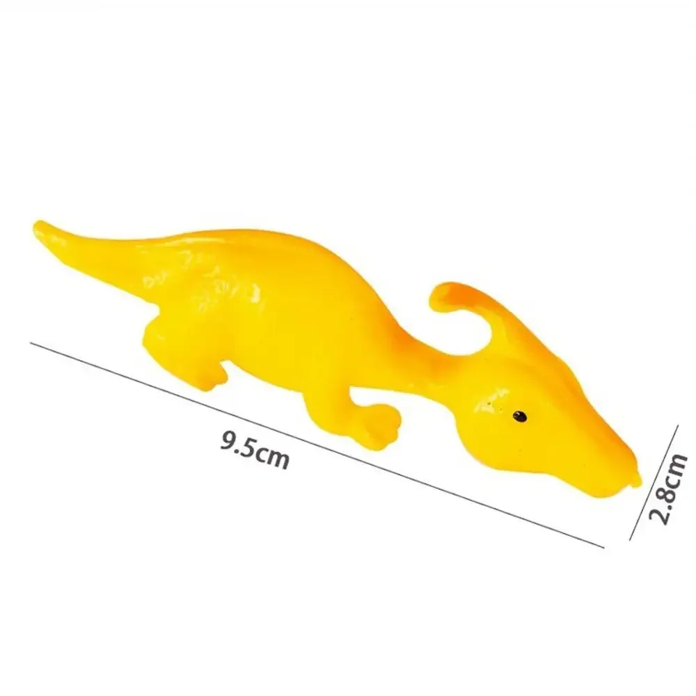 5PCS Gift Dinosaur Ejection Dinosaur Toy Not Deformed Cartoon Animals Dinosaur Finger Toys Anxiety Stress Relief Toy