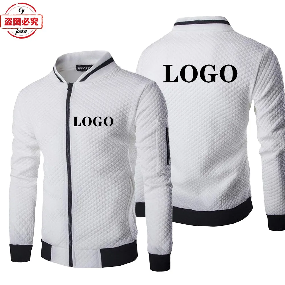 Racing Suit Custom Printed Logo Motorcycle Jacket Loose Long Sleeve Men's Top Stand Collar Jacket Team Work Clothes