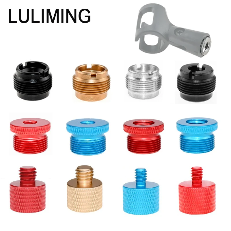 5/8-27 Fine Teeth Microphone Conversion Nut 5/8-27 to 1/4 3/8 Inch Microphone Clip Conversion Screw Photography Accessories