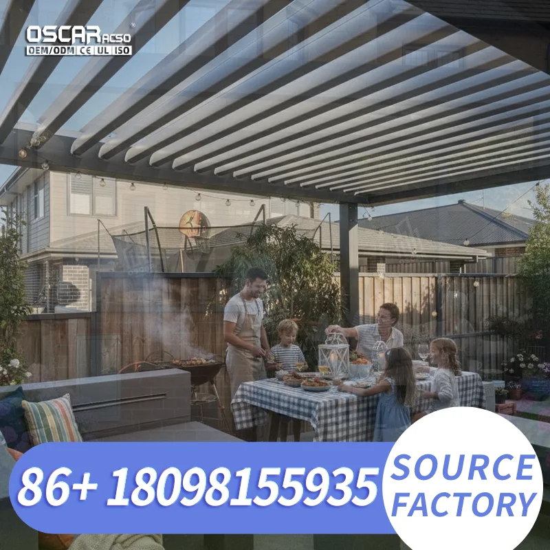 Sturdy Aluminum 4 Season Sunroom Dark Grey Free Standing Winter Backyard 10x12 Feet Outdoor Patio Enclosure Conservatory Pergola