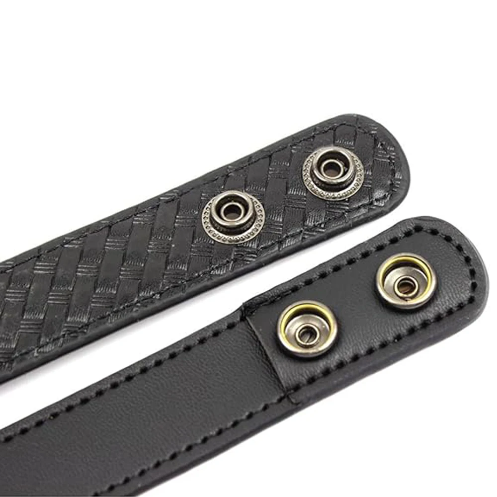 Basketweave Double Snap Belt Keepers, Duty Keepers Fit 2.25\