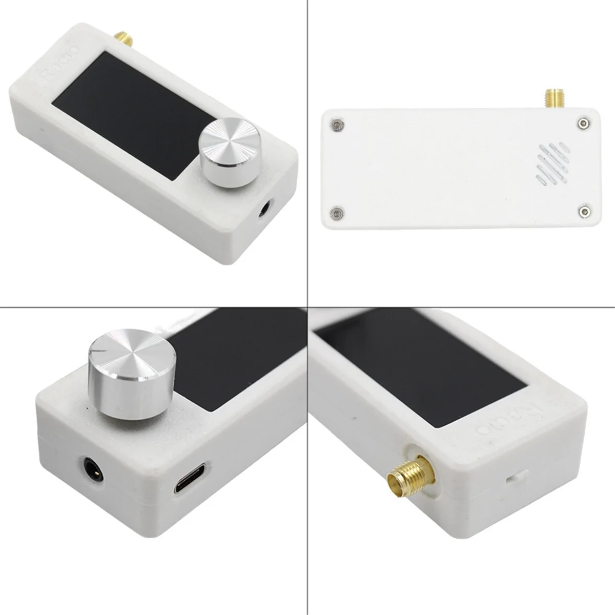 ABJZ SI4732 10 كيلو هرتز-180 ميجا هرتز جيب راديو صغير LSB USB AM راديو FM مع هوائي حلقي جميع الموجات راديو استقبال HF SW MW VHF راديو