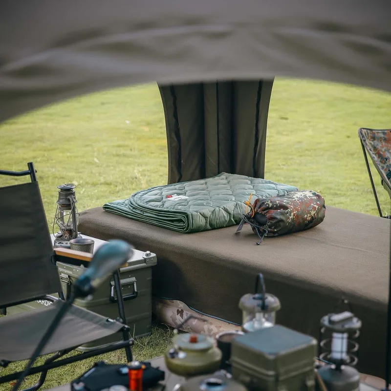 التخييم في الهواء الطلق التخييم المحمولة الربيع والخريف لحاف تخزين خيمة لحاف النوم بطانية الغداء استراحة لحاف