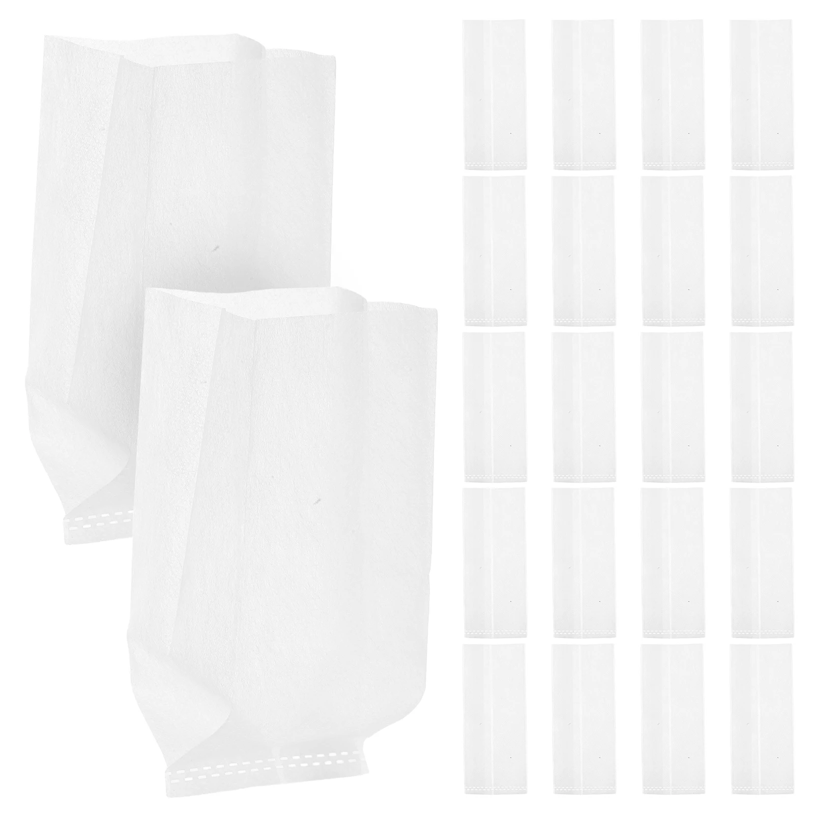 

200pcs Seedling Grow Nursery Growing Bags Biodegradable Non-Woven Fabric Lightweight Garden Planting Bags for Vegetables