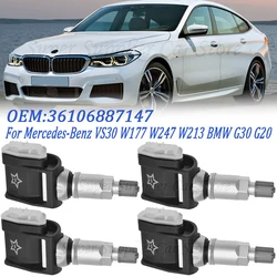 For Mercedes-Benz VS30 W177 W247 W213 BMW G30 G20 6887140-01 NEW Car TPMS Tire Pressure Sensor 433MHz A0009052102 36106887147