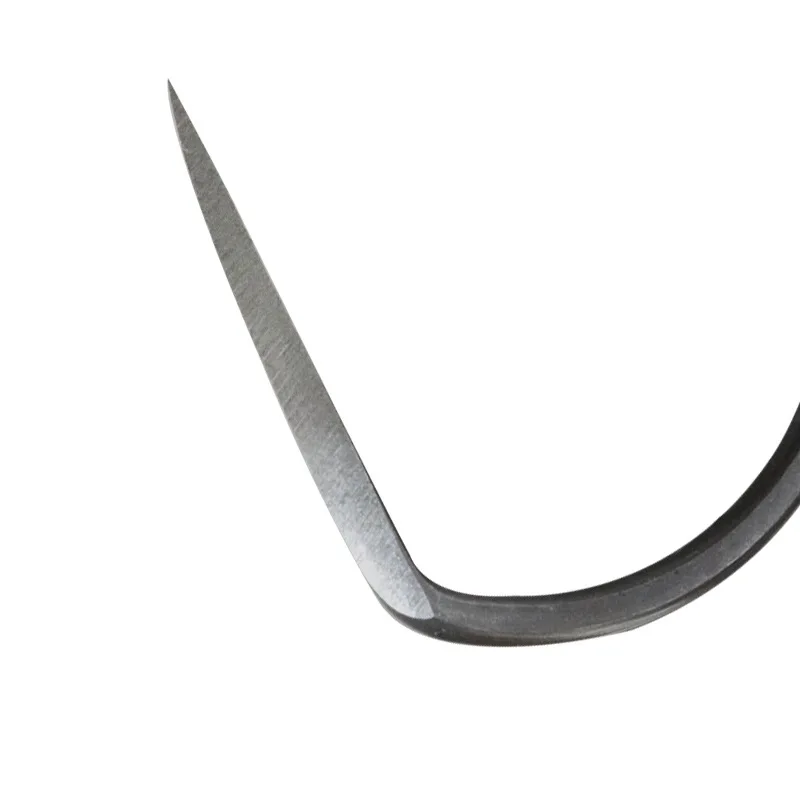 Winter Ice Fishing Butterfly Hook Anchor Sharpen Tip Grind Non-barb Duple High Carbon Steel Fish Hooks Sharp Lot 5 Pieces SALE
