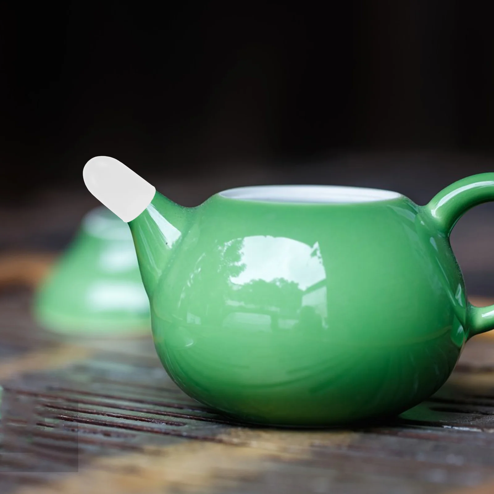 6Pcs Silicone Teapot Spout Protectors Leak-Proof Drip-Resistant Tea Kettle Caps Soft Covers for Coffee Pot Accessories