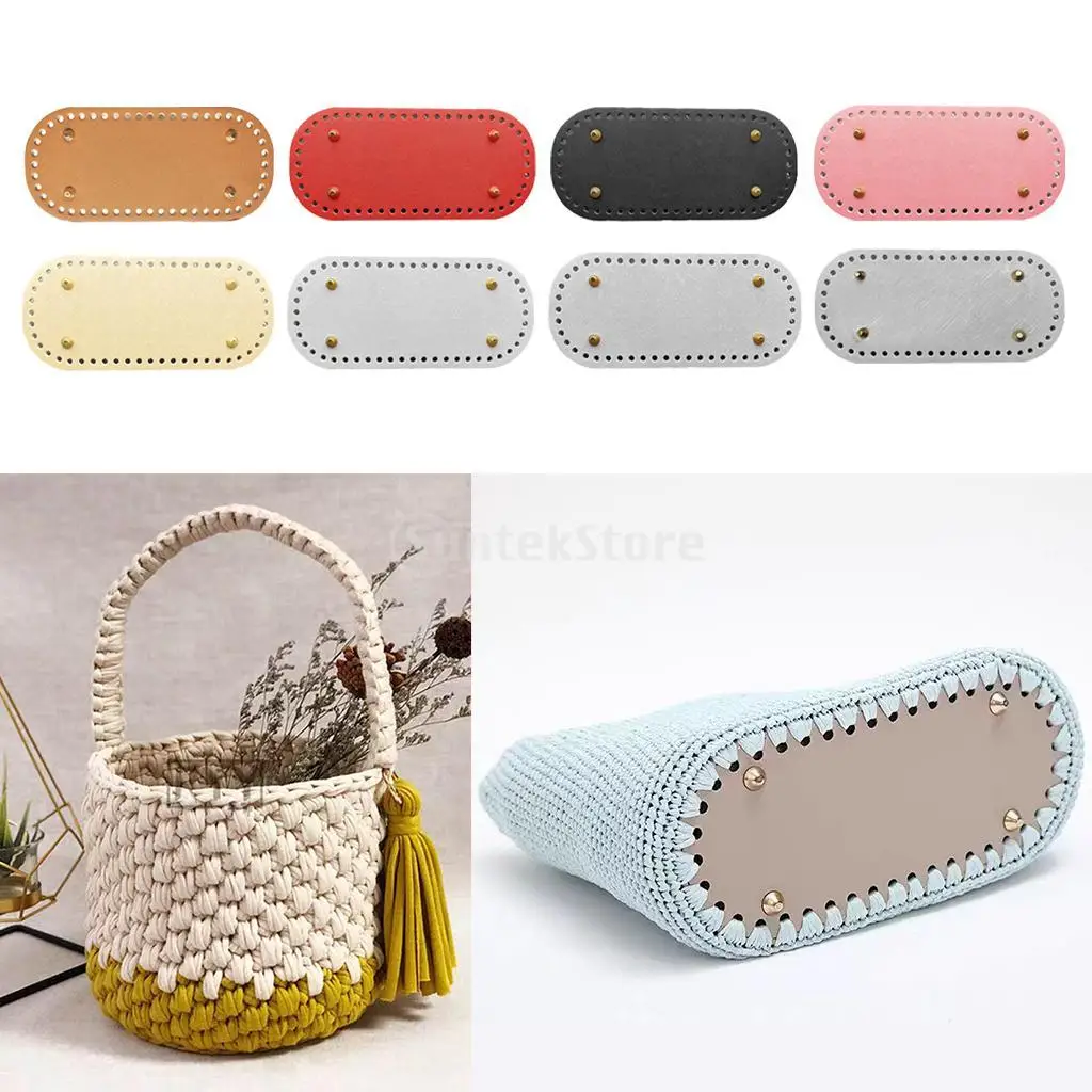 Pre-drilled DIY Tote Bags Nail Bottom Shaper Pad Pet Bag Insert for Purse Making