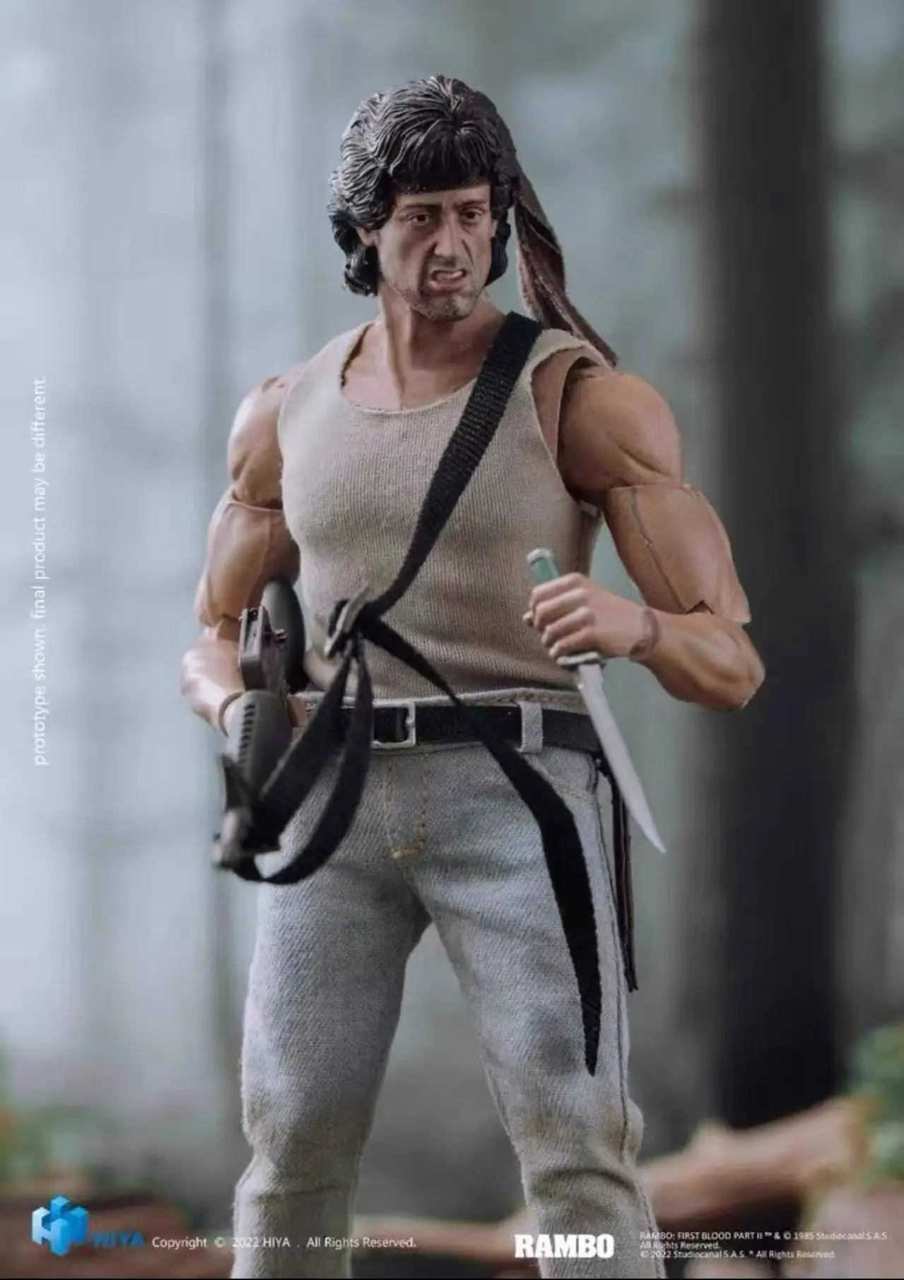 

HIYA ESR0097 1/12 First Blood, Series of Movable Dolls, Rambo,
