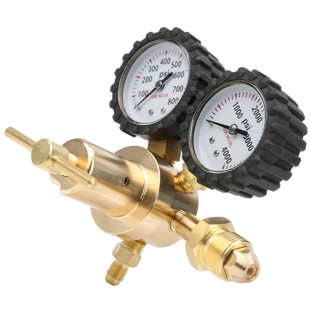 FAST DELIVELRY Inch Flare Output Nitrogen Regulator Gauge Pressure Equipment Brass CGA580 Inlet Connection