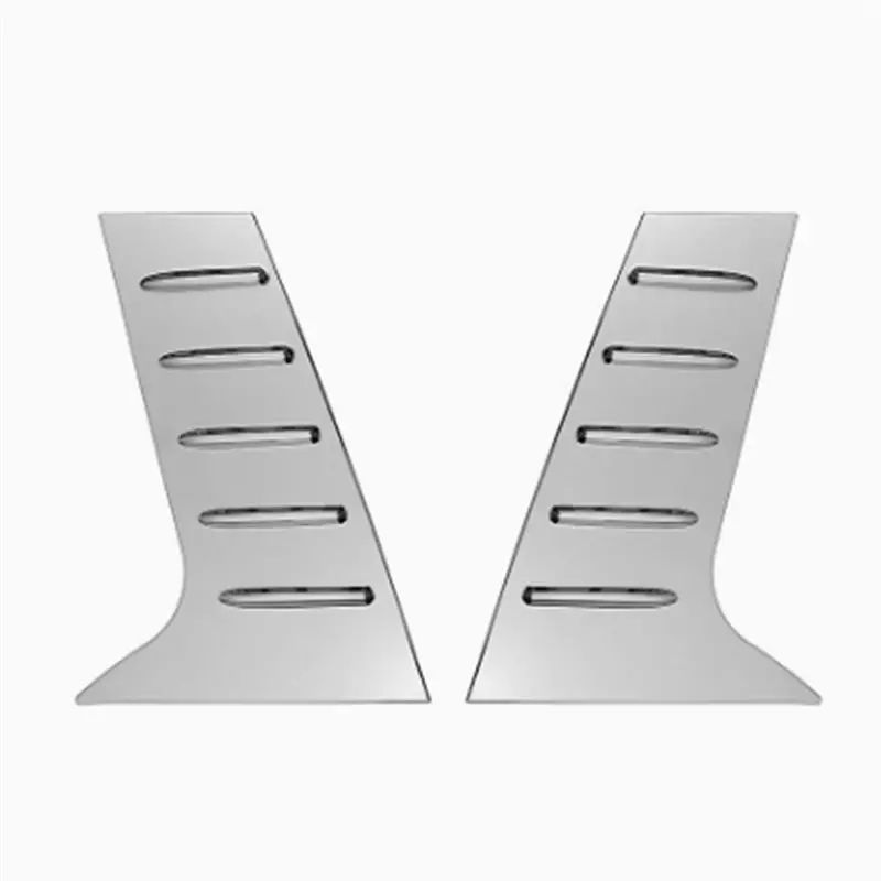 AS57-Car Rear Window Cover D Pillar Trim Panel Exterior Accessory For Toyota Alphard Vellfire 40 Series 2023- 2024