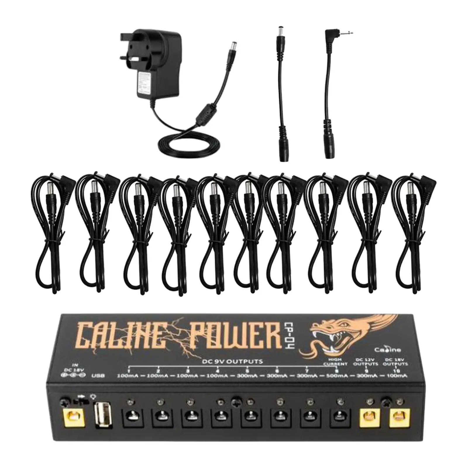 

Guitars Power Supply 18V 1A Portable Effect Pedal Board Guitar Effect Pedal