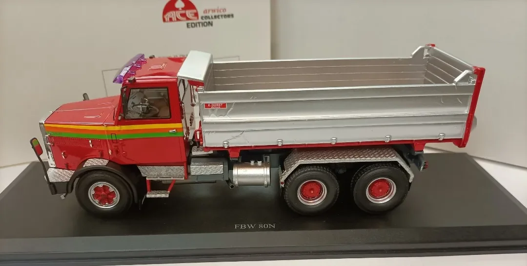 Autocult 1:43 FBW 80N Kipper Version Christen Transporter Limited Edition Resin Metal Model Ornament Toy Birthday Gift