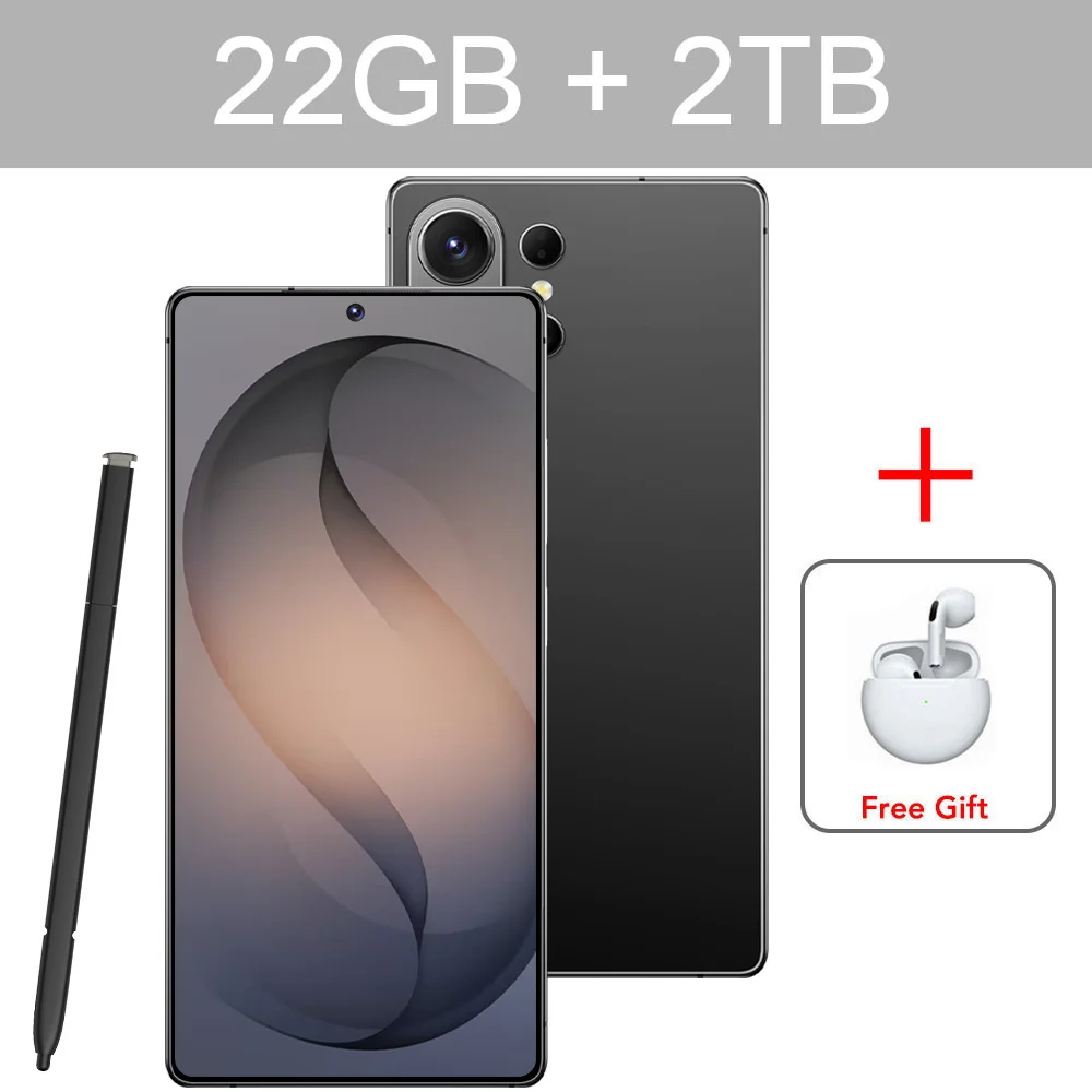 Nieuwe 14T Pro Originele Smartphone 7.3inch 4G 5G Dual Sim-kaart Mobiele Telefoon 8000mAh Android Mobiele telefoons Global Versie Mobiele Telefoons