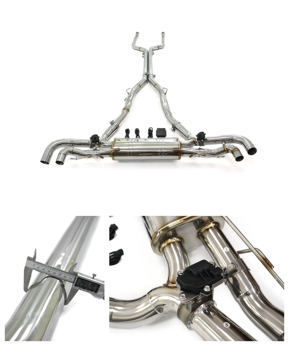 

Выхлопная система Catback из нержавеющей стали для BMW X7 G07 M50i 4.4T с клапаном HMD, сертифицированная по стандартам качества.