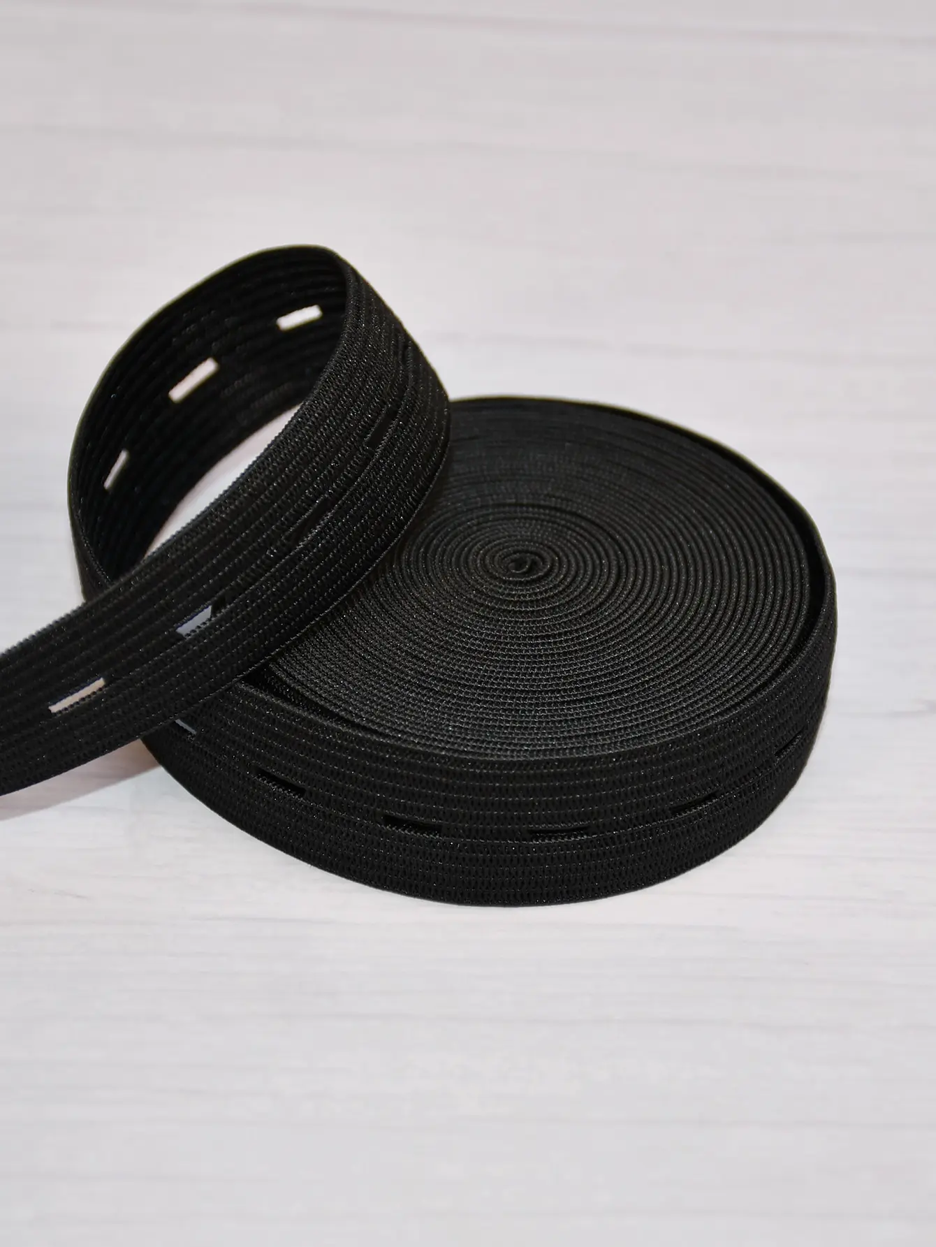 5m Button Hole Elastic Belt, Braided Button Hole Elastic Belt, Elastic Stretch Belt, DIY Sewing Clothing Accessories