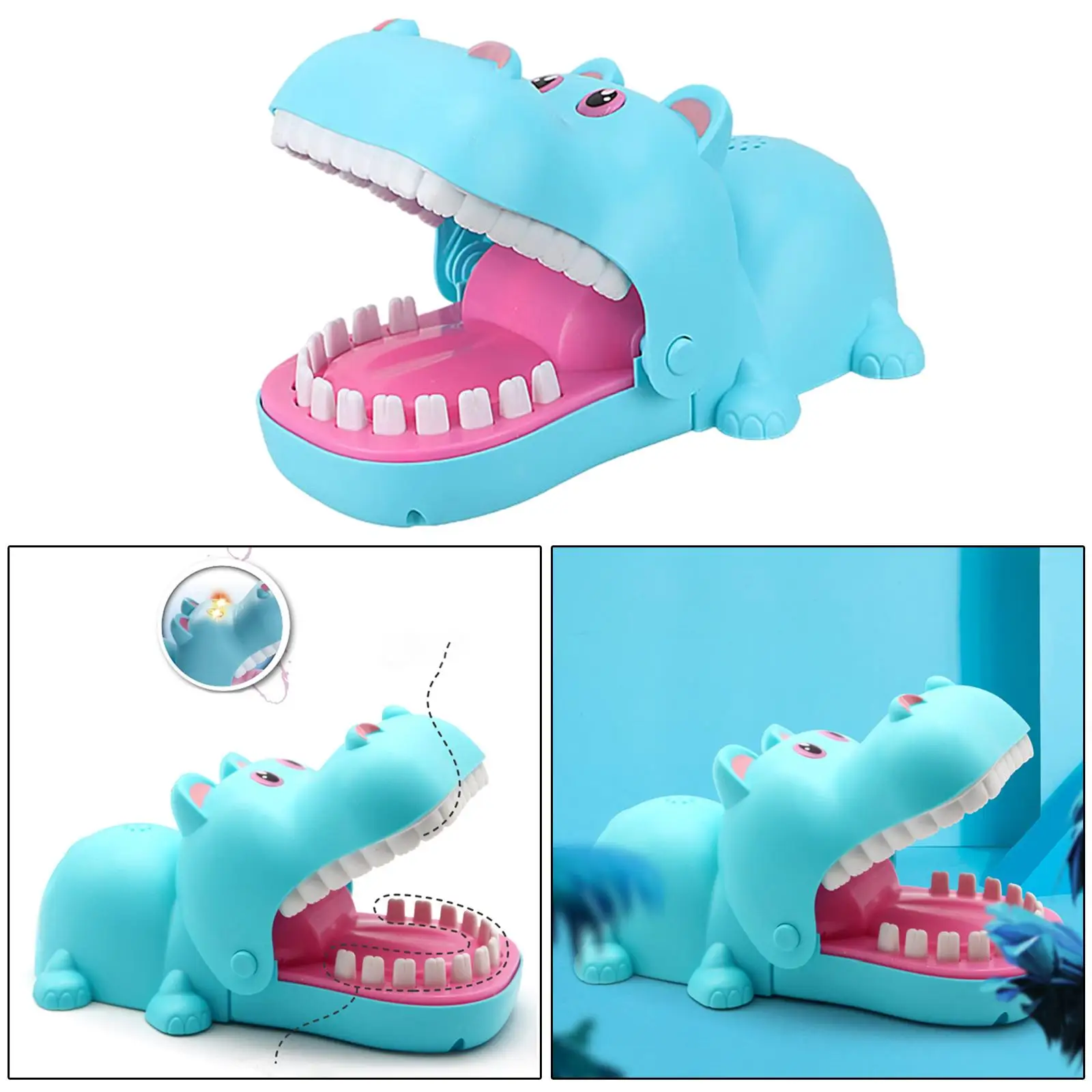 Classique hippopotame dents morsure doigt jouets jeu Mini Abs Crocodile mordre doigt jeu famille table fête drôle jouet accessoires cadeau