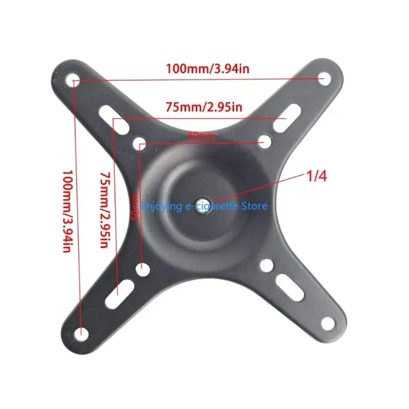 VESA-Montageplatte für tragbare Displays mit 17-mm-Kugelmontagemitte, Vierarm-Montageplatte aus Eisen für Monitorarmmontage und – Detail 6