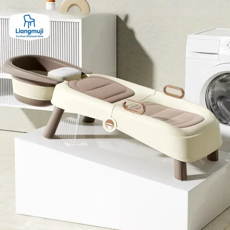 플라스틱 샴푸 의자 뷰티 경제형 스파 헤드스파 침대 전문 메이크업 샴푸 헤어 세척대 볼 카데이라 살롱 가구