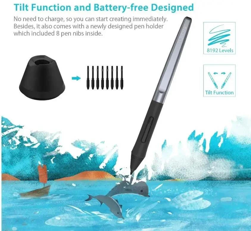 Huin H610Pro V2 10 × 6.25 بوصة تخصيص المفاتيح السريعة رسم الرسومات #2