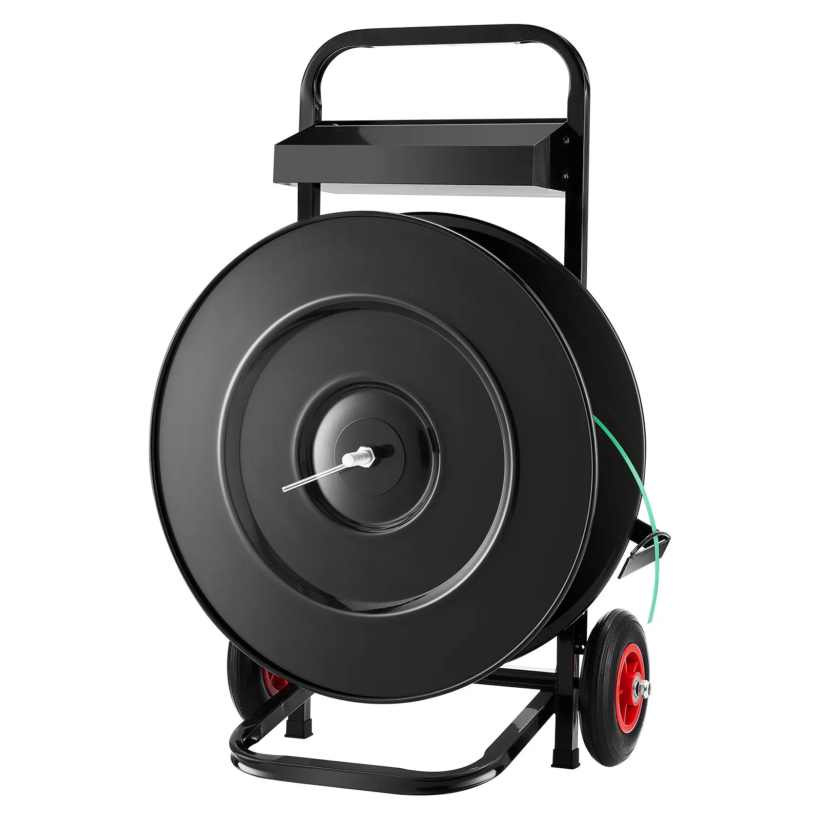 

Banding Strapping Cart, Fit For PET/PP/Polyester Strapping Coils With 8 Or 16 In Core Size, Heavy Duty Strapping Dispenser