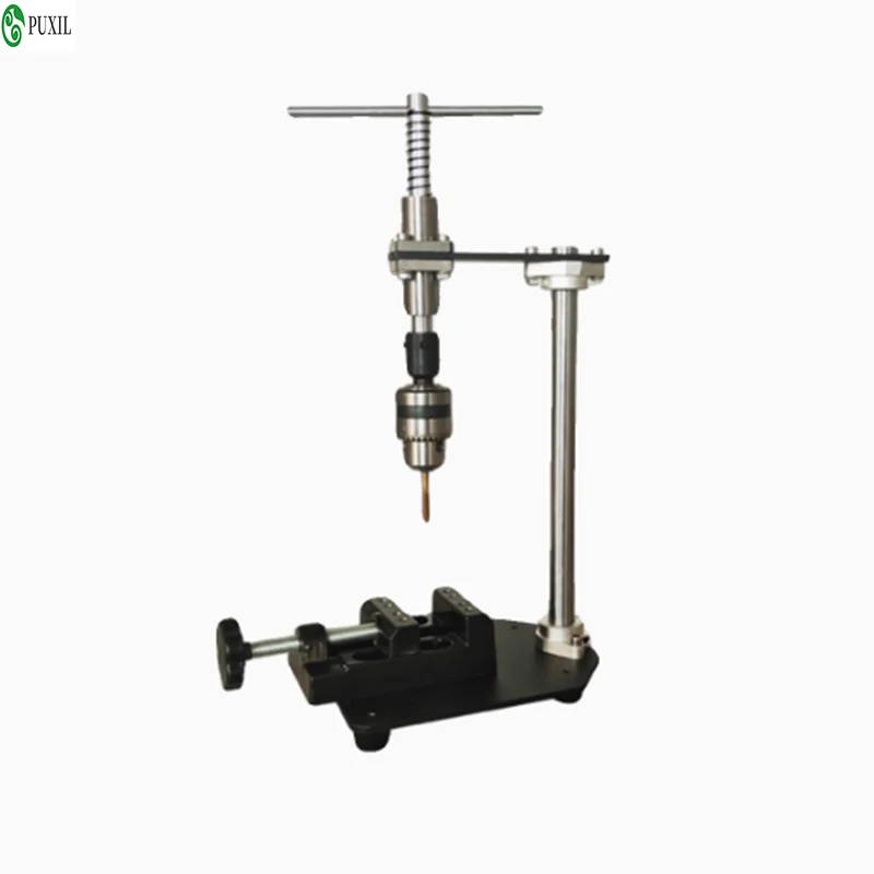 220vManual vertical tapping machine, tapping tap wrench, small desktop, simple auxiliary rocker arm bracket, tooth machine tool