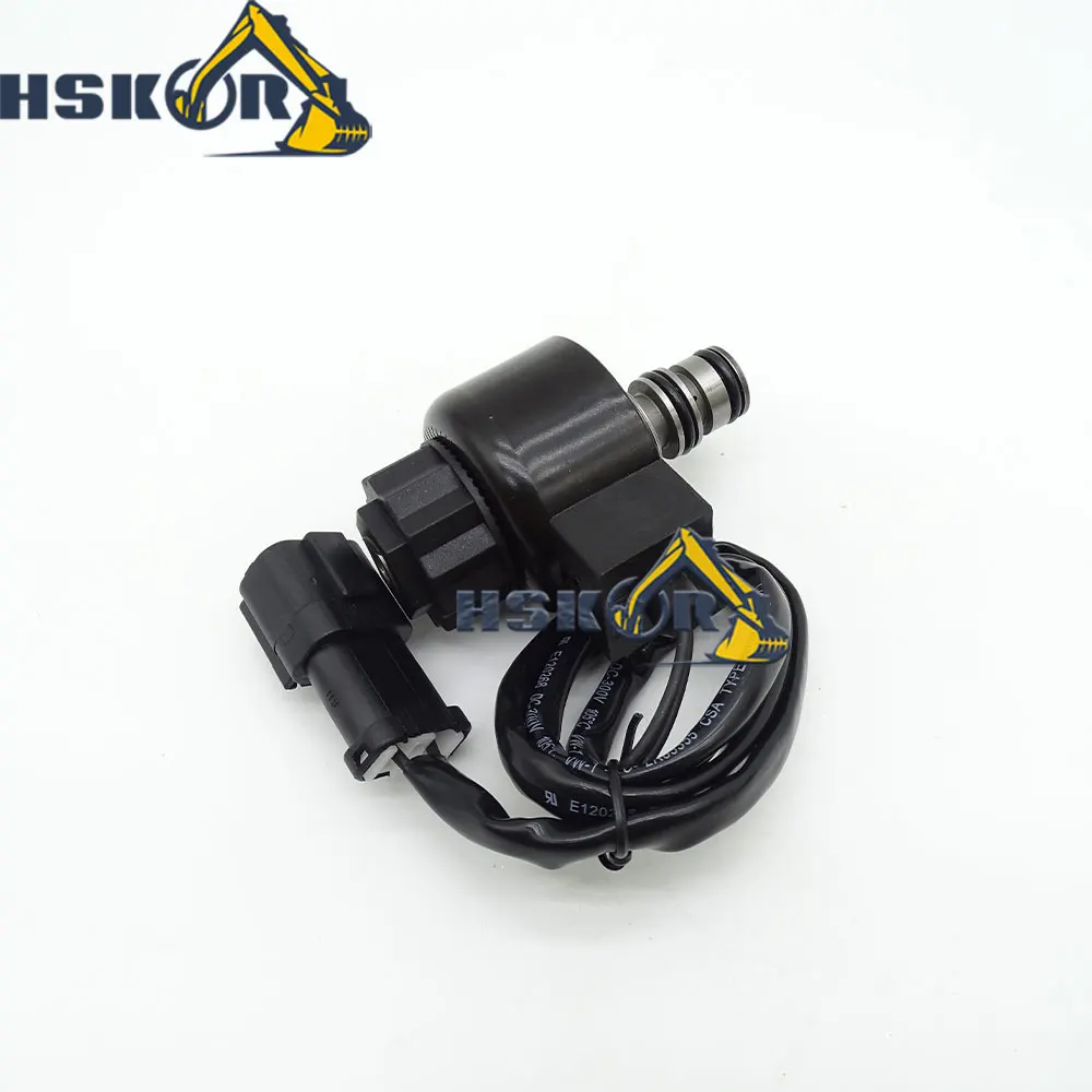 203-60-56180 Rotating Solenoid Valve SD1169-24-11 2036056180 24V for Komatsu PC60-5 PC60-6 PC100-5 PC120-5 PC200-5 PC300-5 PC400