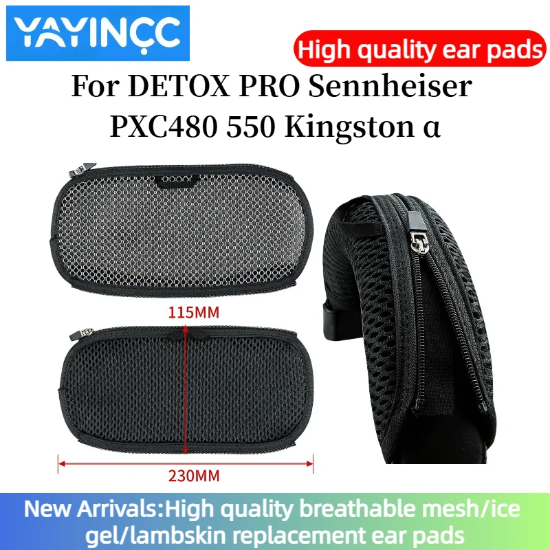 

YAYINCC Zipper Head beam protective cover for For DETOX PRO Sennheiser PXC480 550 Kingston α Headphones Head band Headpad