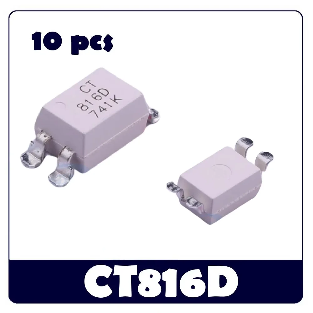 Vaohm 10PCS CT816D Original DC Input Phototransistor 4 Pin Optocoupler