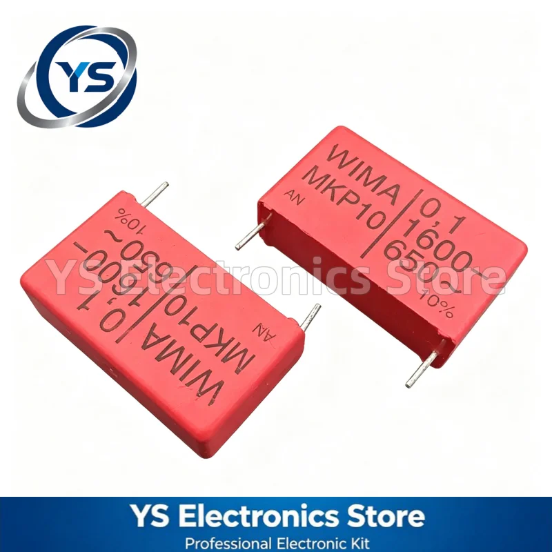 MKP10 1600V0.1UF WIMA RED  1600V104 100NF 37.5mm Film Capacitor Hi-Fi Audio Capacitors NEW and Original