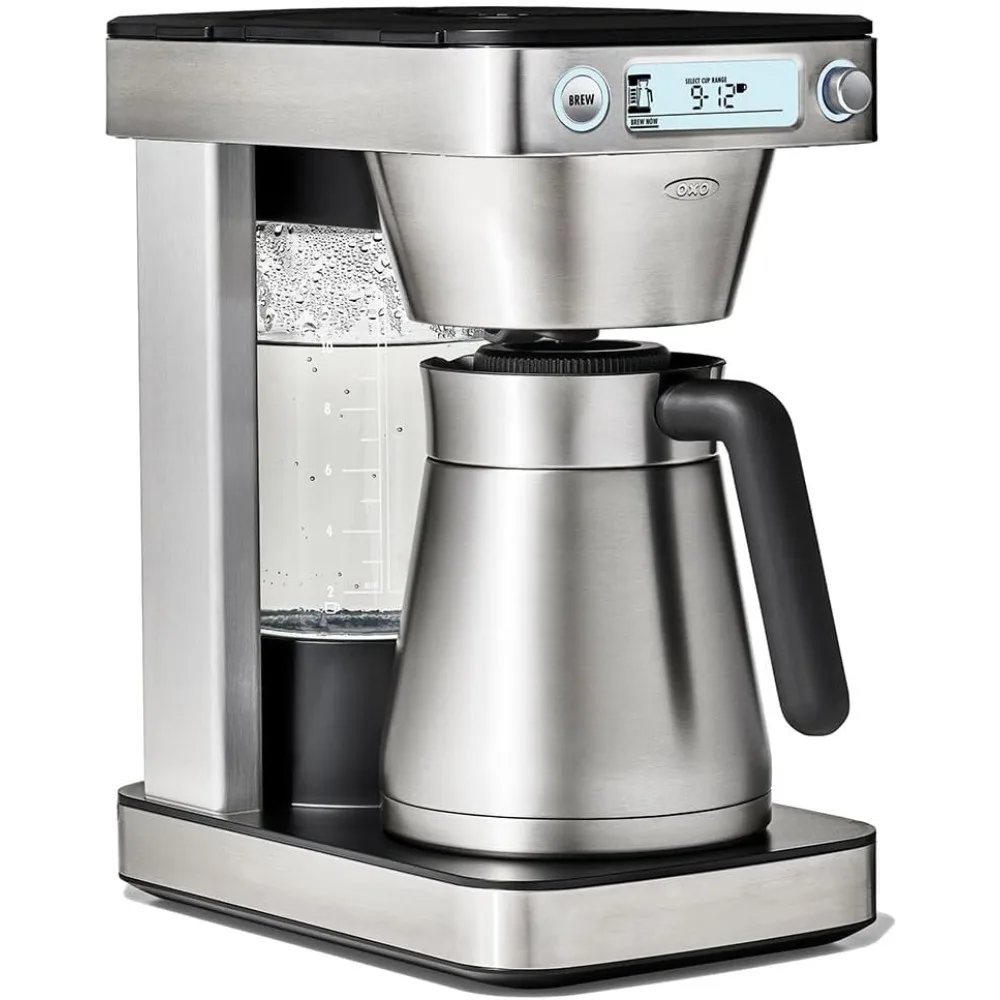 Brew 12-Cup Coffee Maker With Podless Single-Serve Function,Silver