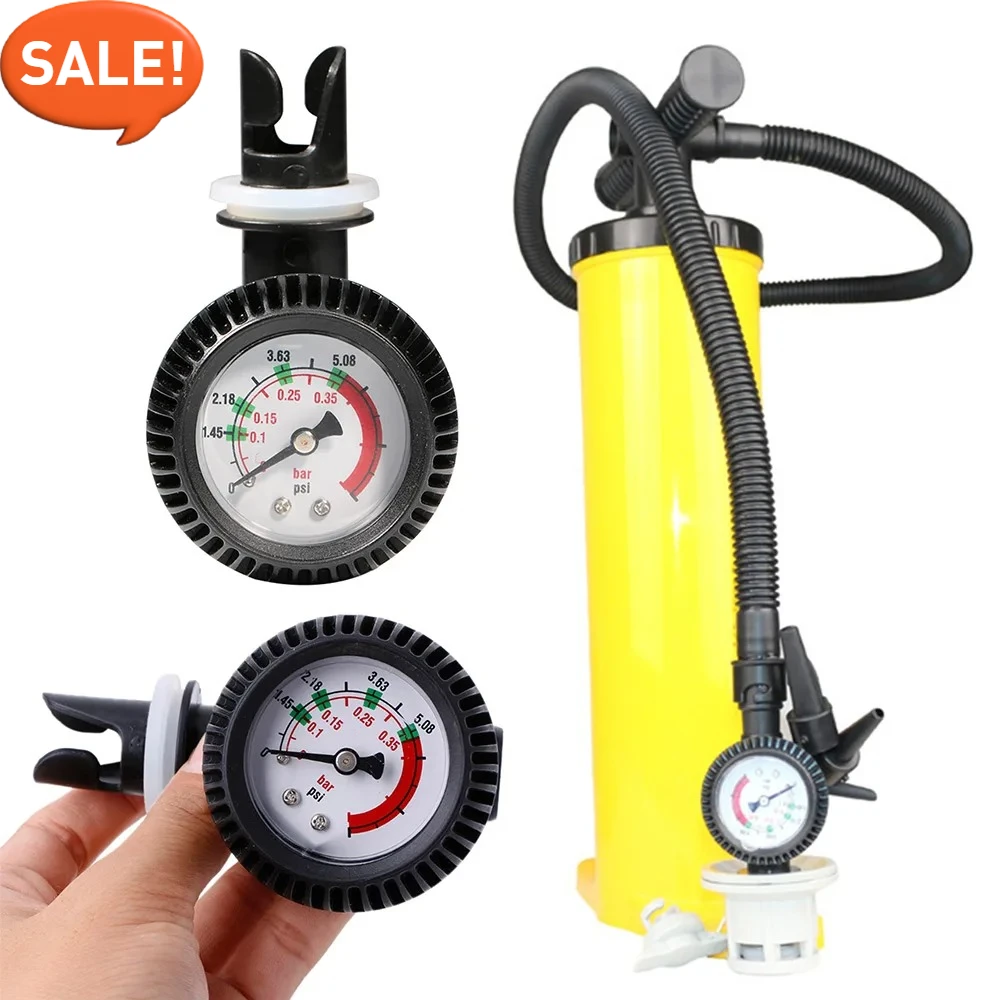 

Манометр воздуха из ПВХ A09005 — термометр для надувной лодки/Каяка/SUP с разъемом для клапана