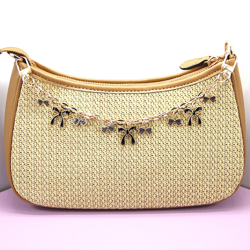 Fashion Temperament Bow Chain Jewelry Bag Hanging Jewelry Bag Charm Bag Accessories Bag Decoration Pendants