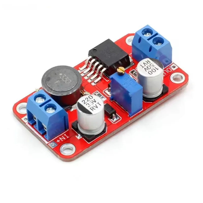 FFYY-บูสต์โมดูล 5PCS XL6019 5A DC-DC ปรับ 5V 6V 12V 24V 3-35V ถึง 5-40V กระแสไฟสูง