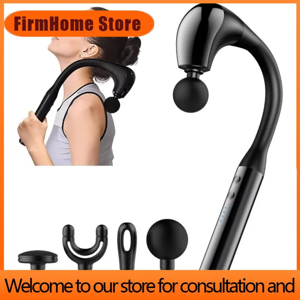 FirmHome StoreU-Shaped Extended Handle Deep Tissue Massage Gun For Full Body Relief