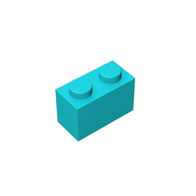 Gobricks GDS-532 Ziegel 1 x 2, ohne Bodenrohr, kompatibel mit Lego 3004 3065 35743, Kinder-DIY-Teilen