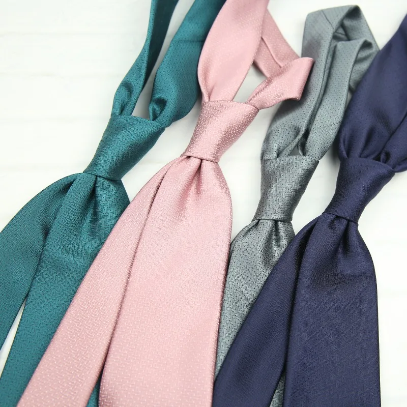 Solid Wine Red Green Grey 8CM Business Professional Coffee Wine Red Groom Neck Tie Wedding Party Suit Tie Accessories