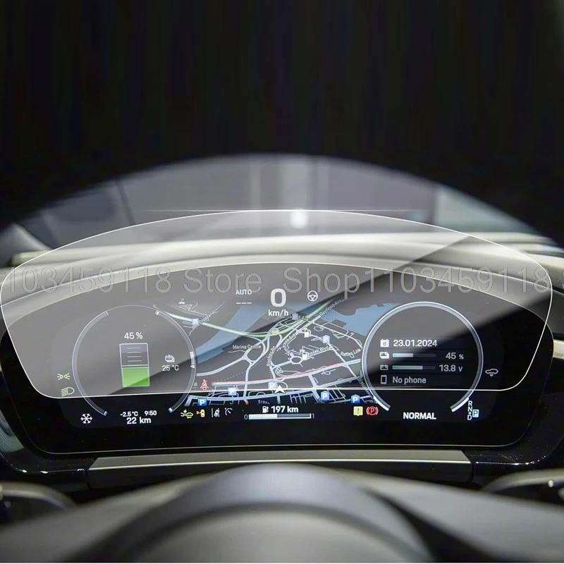 

Screen Protector Tempered Glass For Porsche Macan EV 2025 2026 12.6inch car instrument dashboard anti-scratch accessories