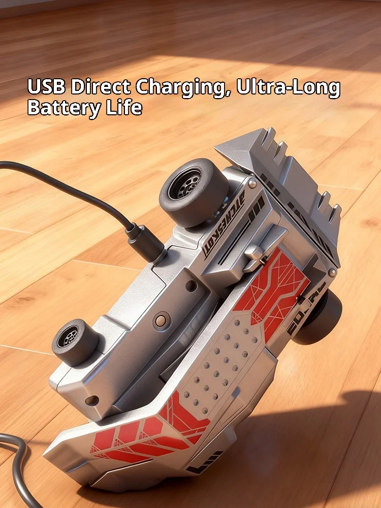 รถบั๊มพ์ต่อสู้บังคับวิทยุ รุ่นปี 2026 เทคโนโลยีใหม่ สำหรับ 2 ผู้เล่น ตัวถังโลหะผสม พร้อมไฟและเสียง ของเล่นเด็กผู้ชาย