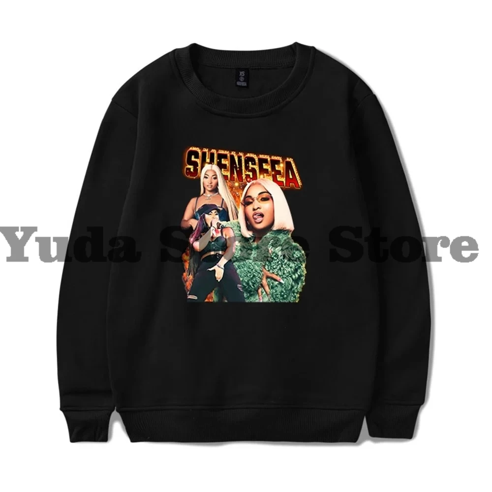 Shenseea Vintage Sweatshirt Cosplay Pullover Harajuku Crewneck Men Women Clothing