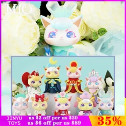Original MIO Cat Series 3 Blind Box Mistery Cute Animal Anime Figure Surprise Caja Misteriosa Tide Play Toy Model Kids Gift